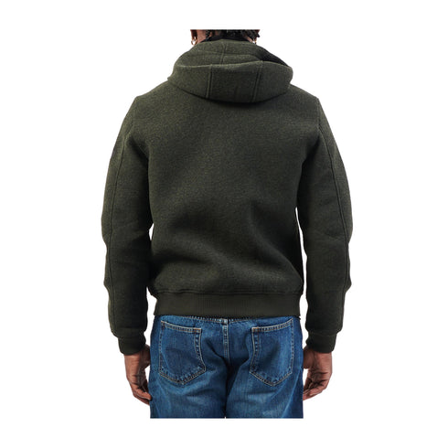 Yes Zee Giacca leggera Giubbino Uomo effetto lana Verde A24 - YESZEEJ844QK00 - 0905 - M - Francavilla Moda